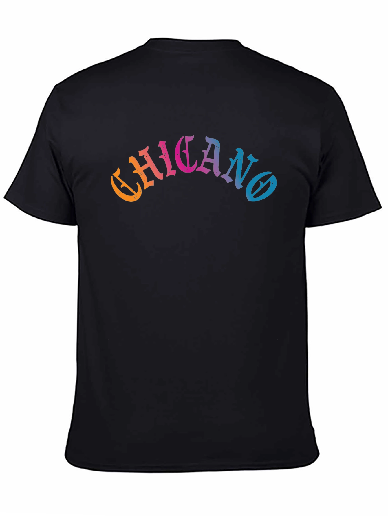 Chicano Graphic Tee - Black Cotton Blend T-Shirt