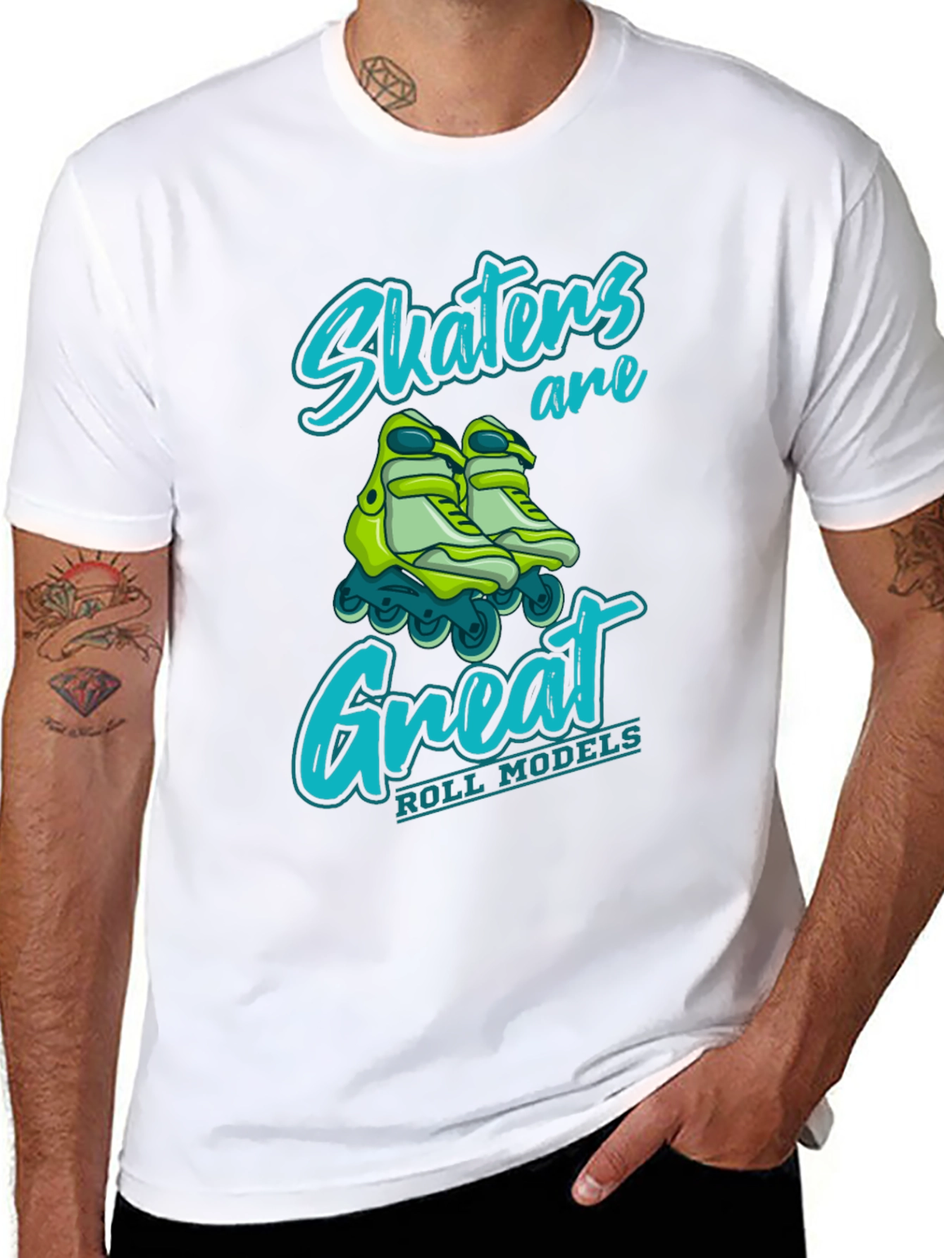Skater T-Shirt: Great Roll Models!