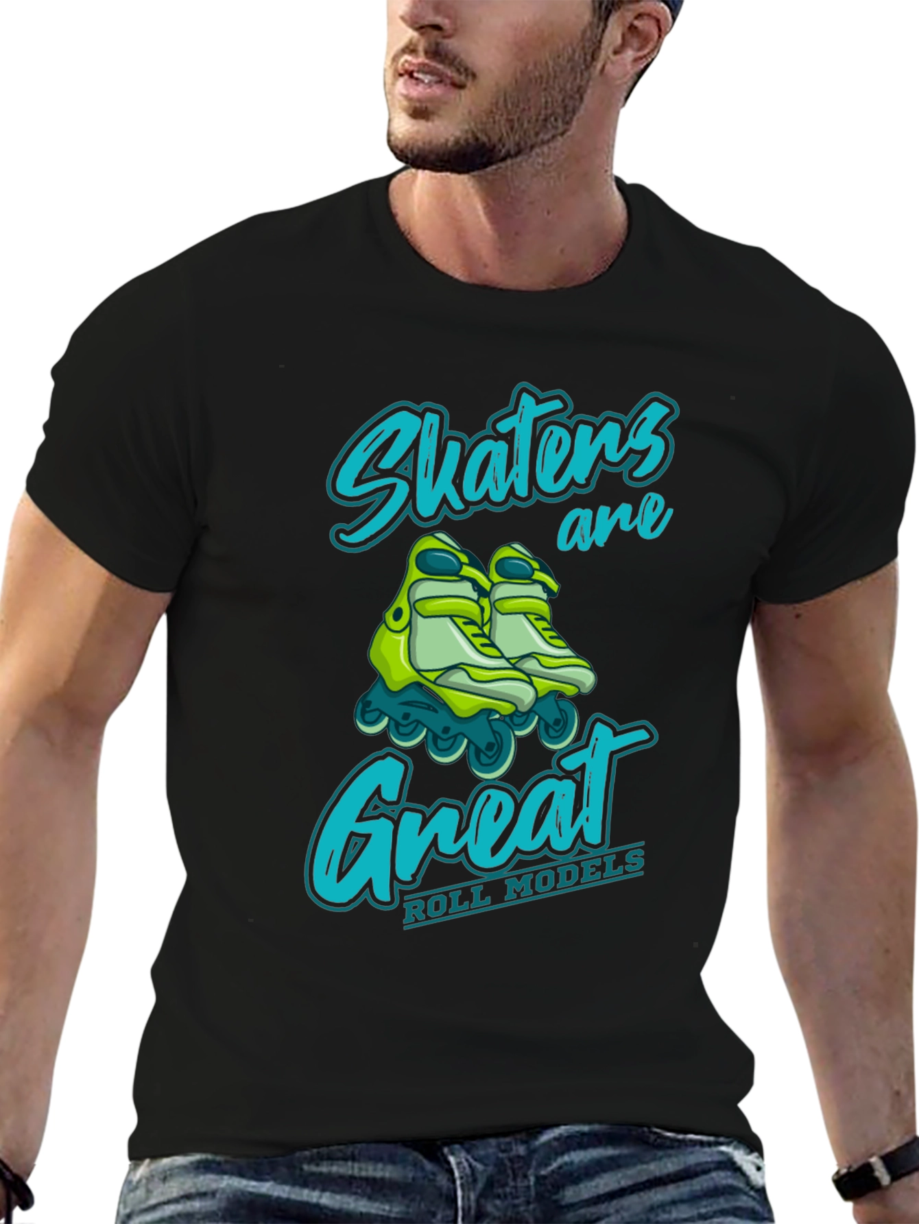 Skater T-Shirt: Great Roll Models!