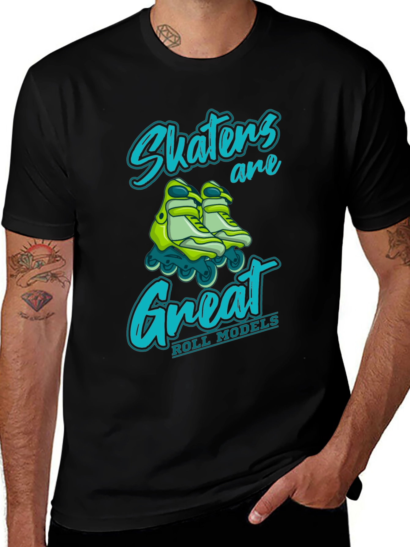 Skater T-Shirt: Great Roll Models!