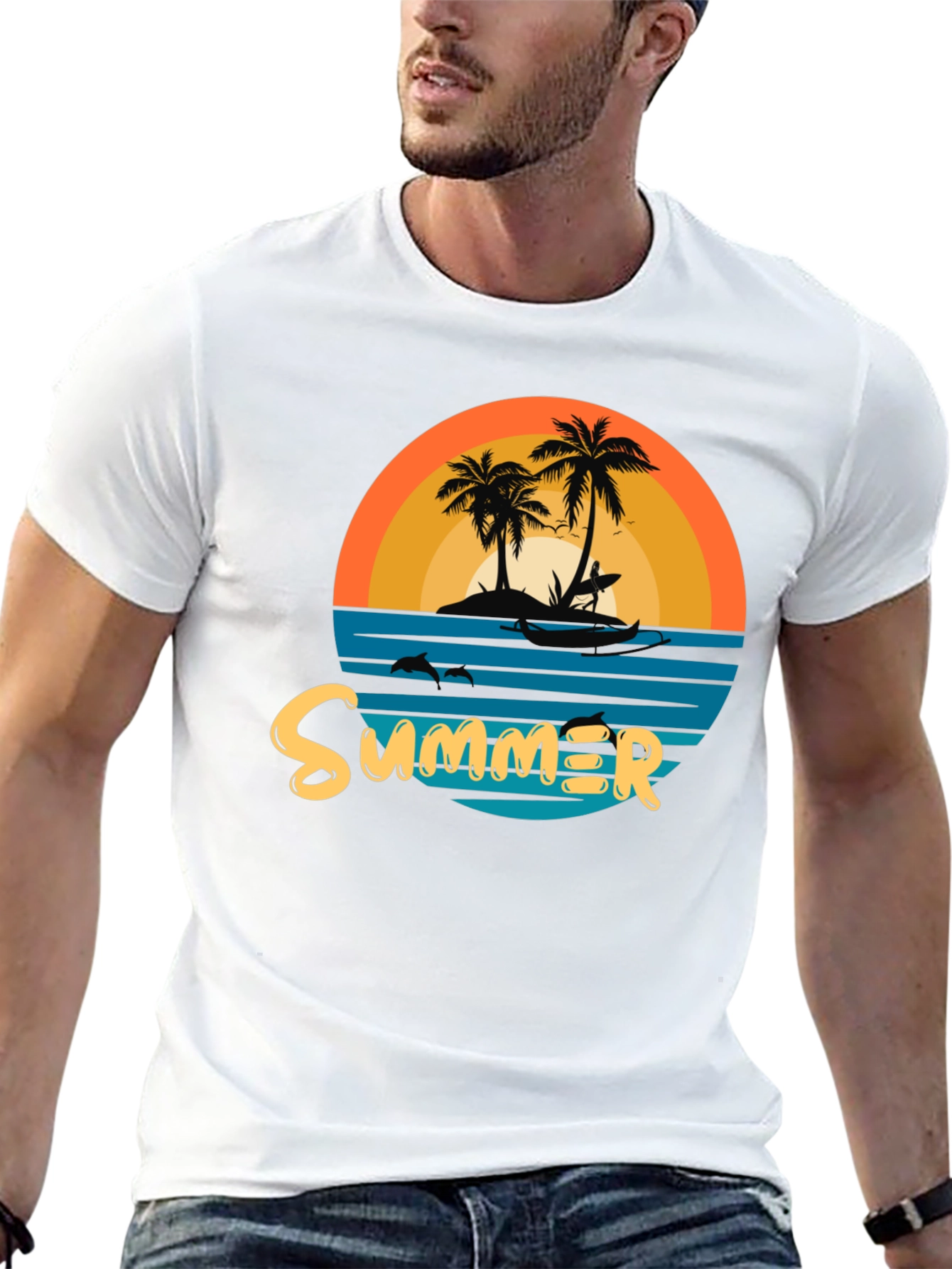 Summer Beach Sunset T-Shirt