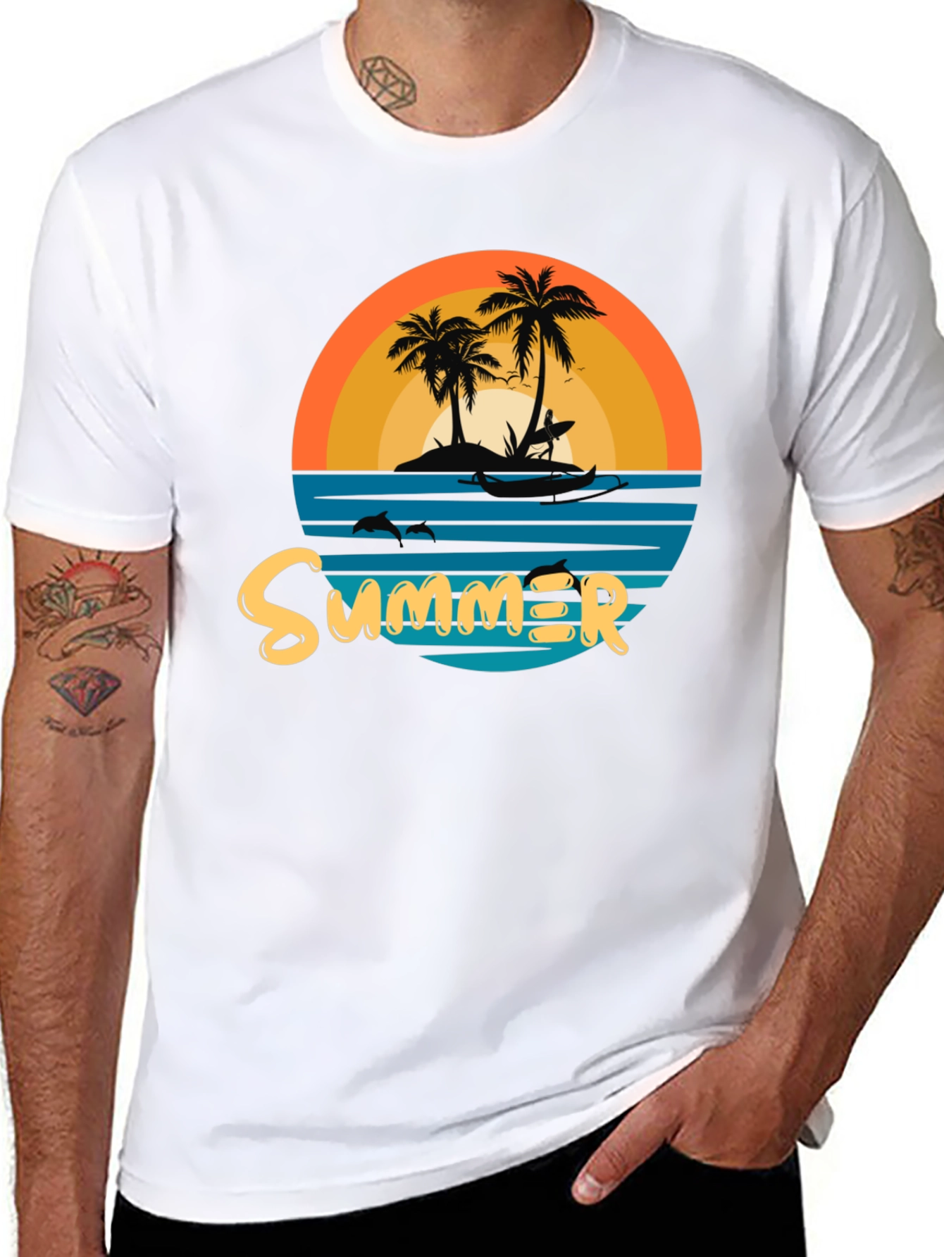 Summer Beach Sunset T-Shirt