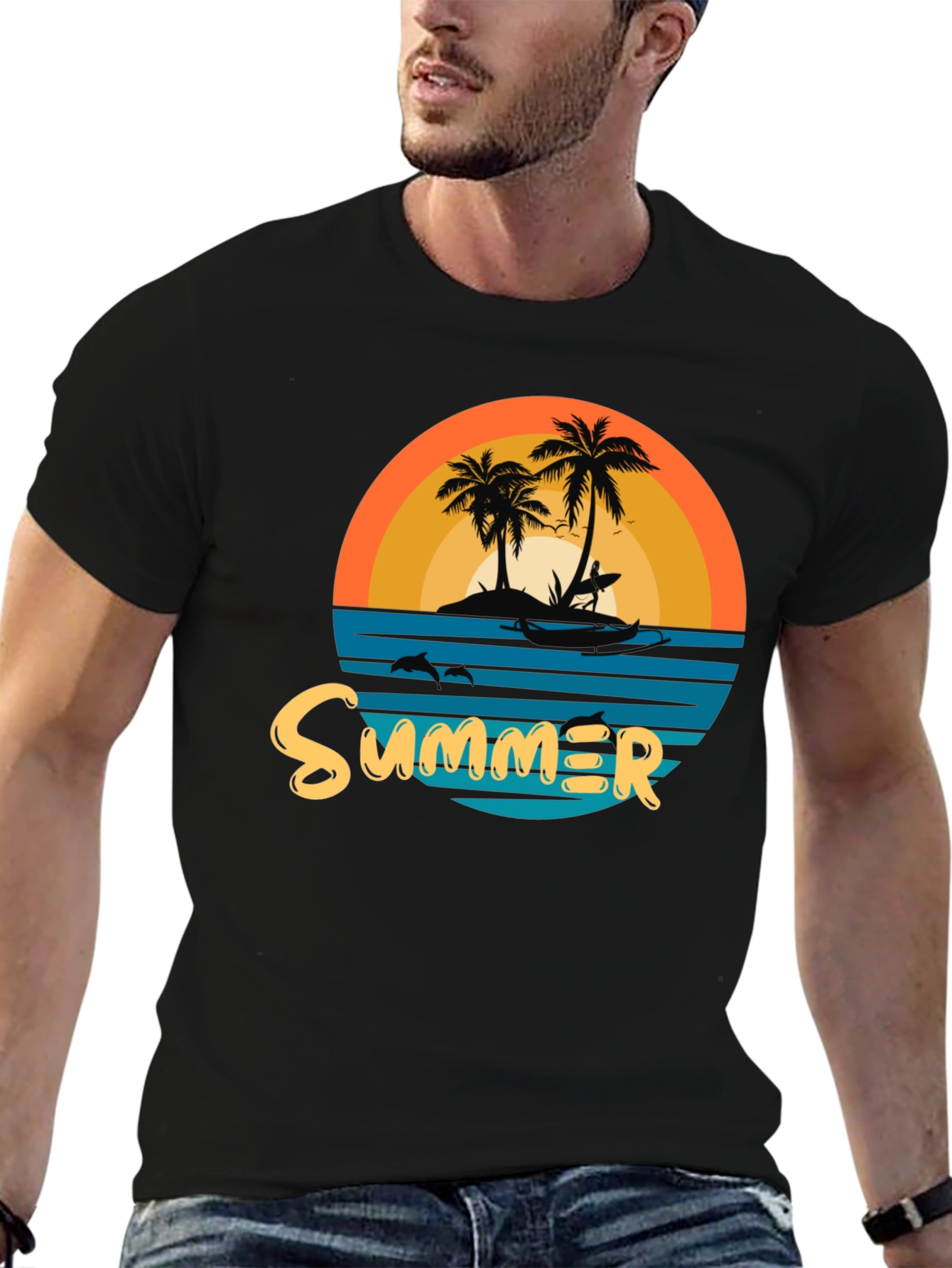 Summer Beach Sunset T-Shirt
