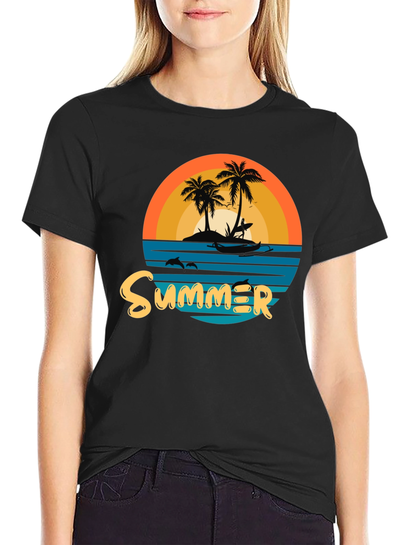Summer Beach Sunset T-Shirt
