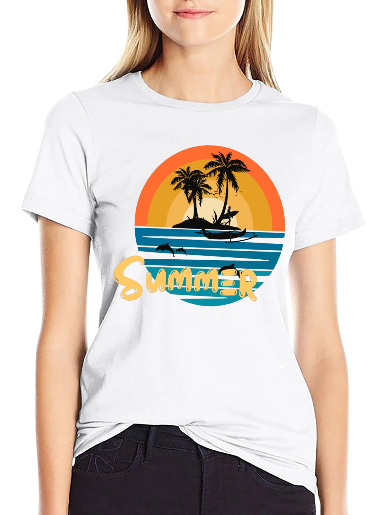 Summer Beach Sunset T-Shirt
