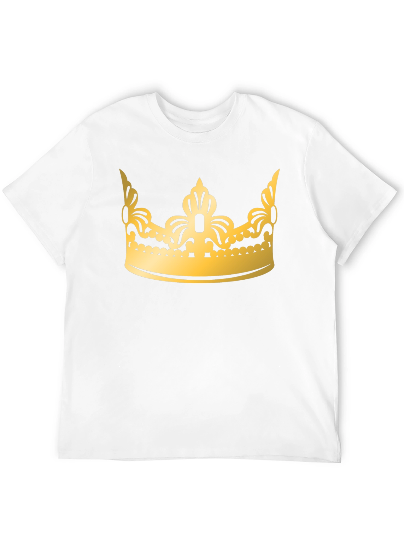 Gold Crown Graphic Black T-Shirt