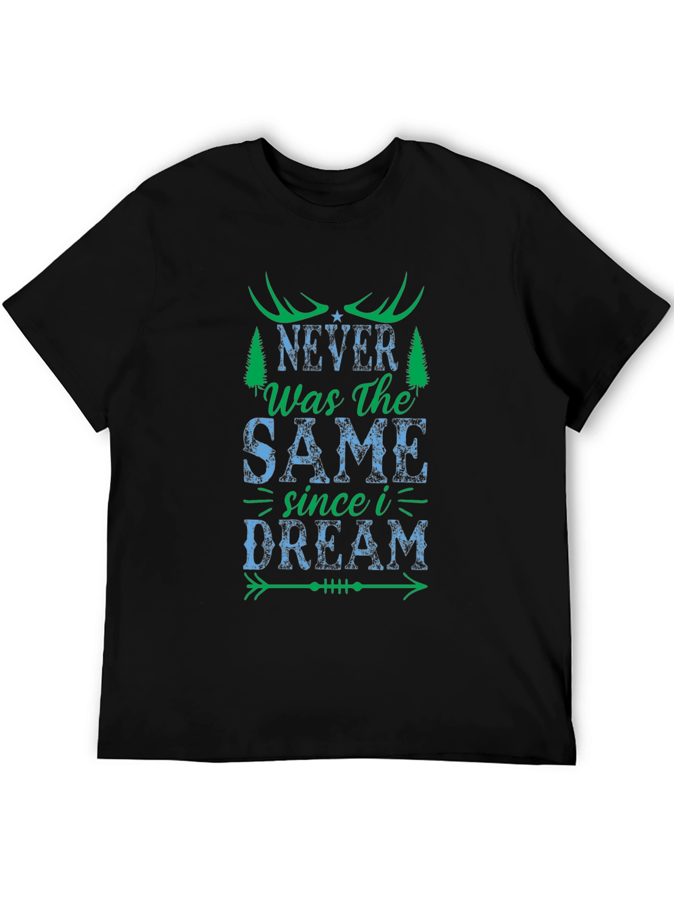 Never Was The Same Tee - Black Graphic T-Shirt