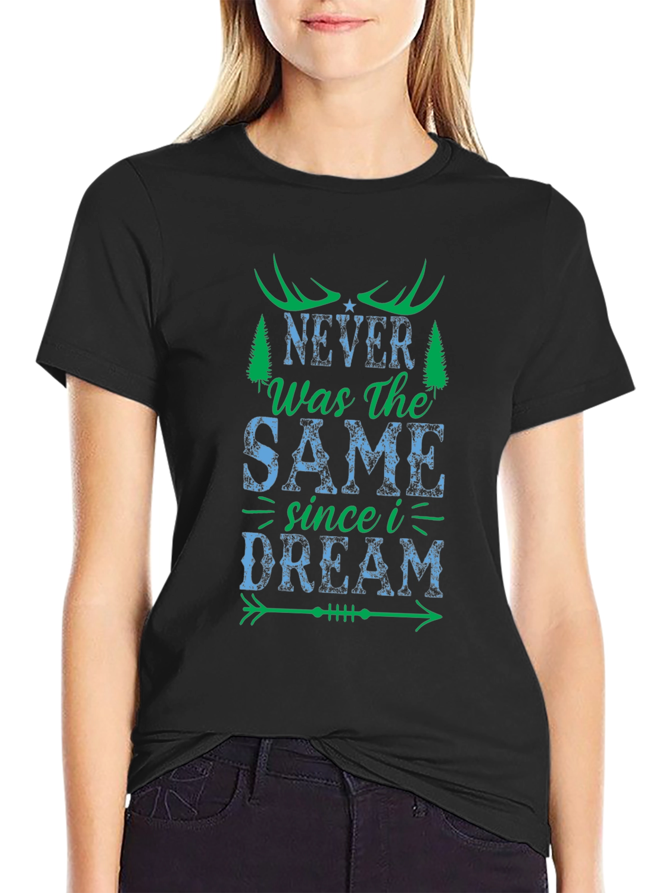 Never Was The Same Tee - Black Graphic T-Shirt