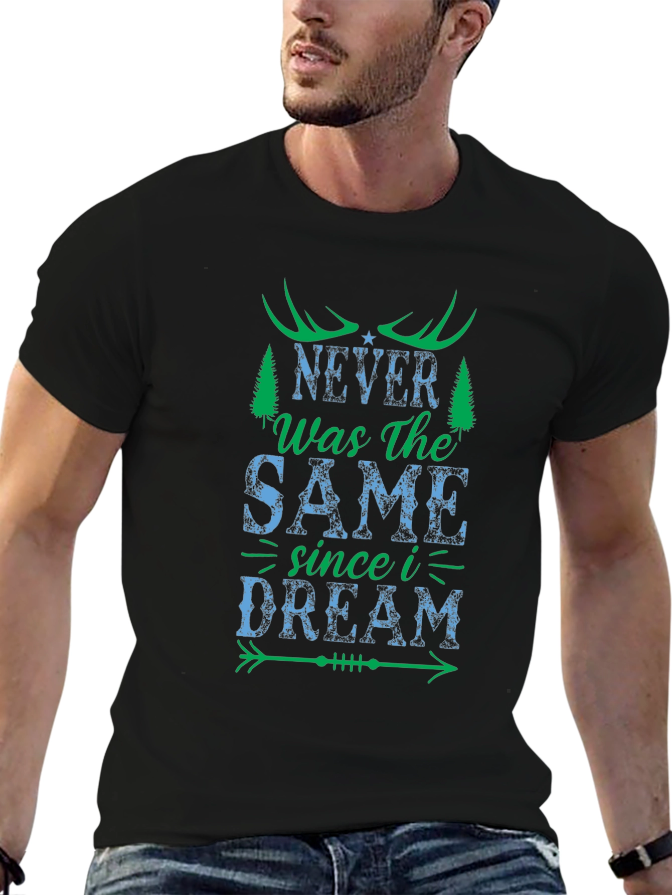 Never Was The Same Tee - Black Graphic T-Shirt