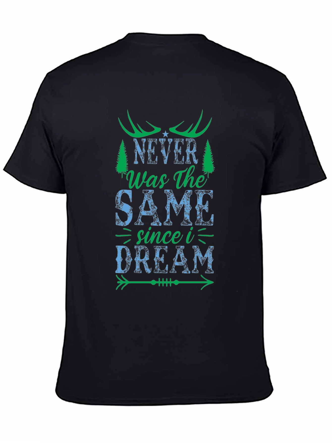 Never Was The Same Tee - Black Graphic T-Shirt