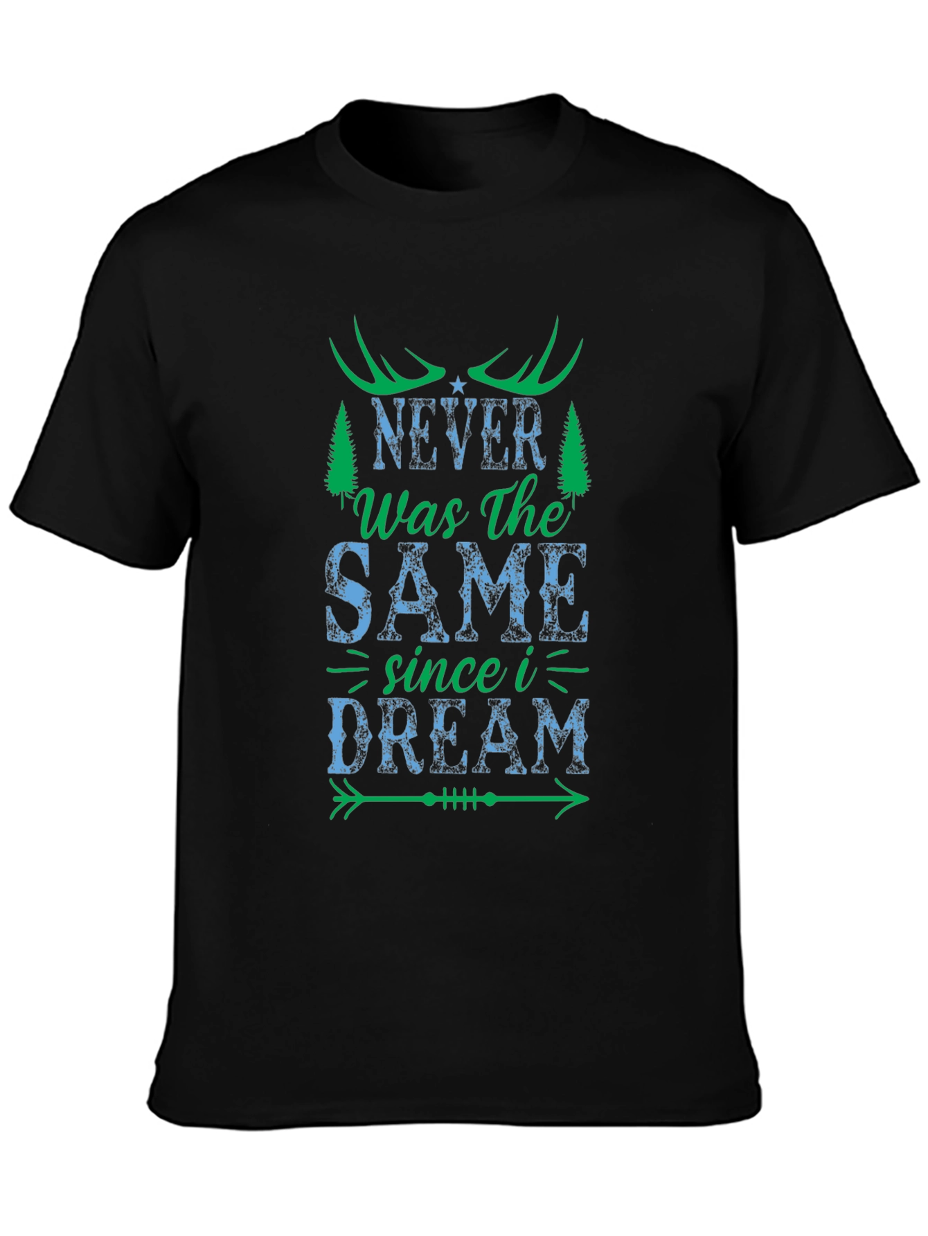 Never Was The Same Tee - Black Graphic T-Shirt