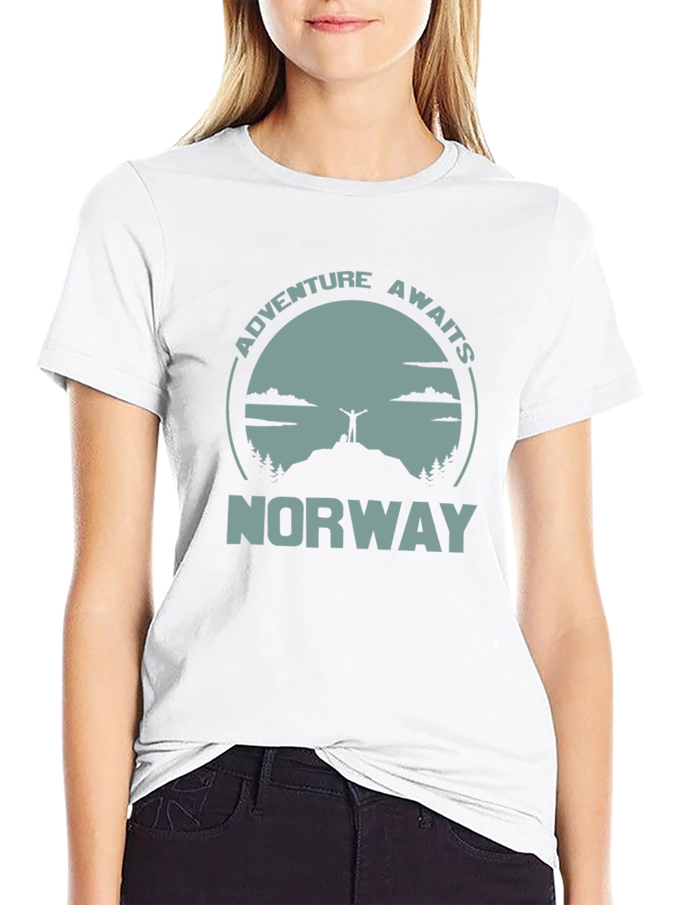 Norway Adventure Awaits Graphic T-Shirt