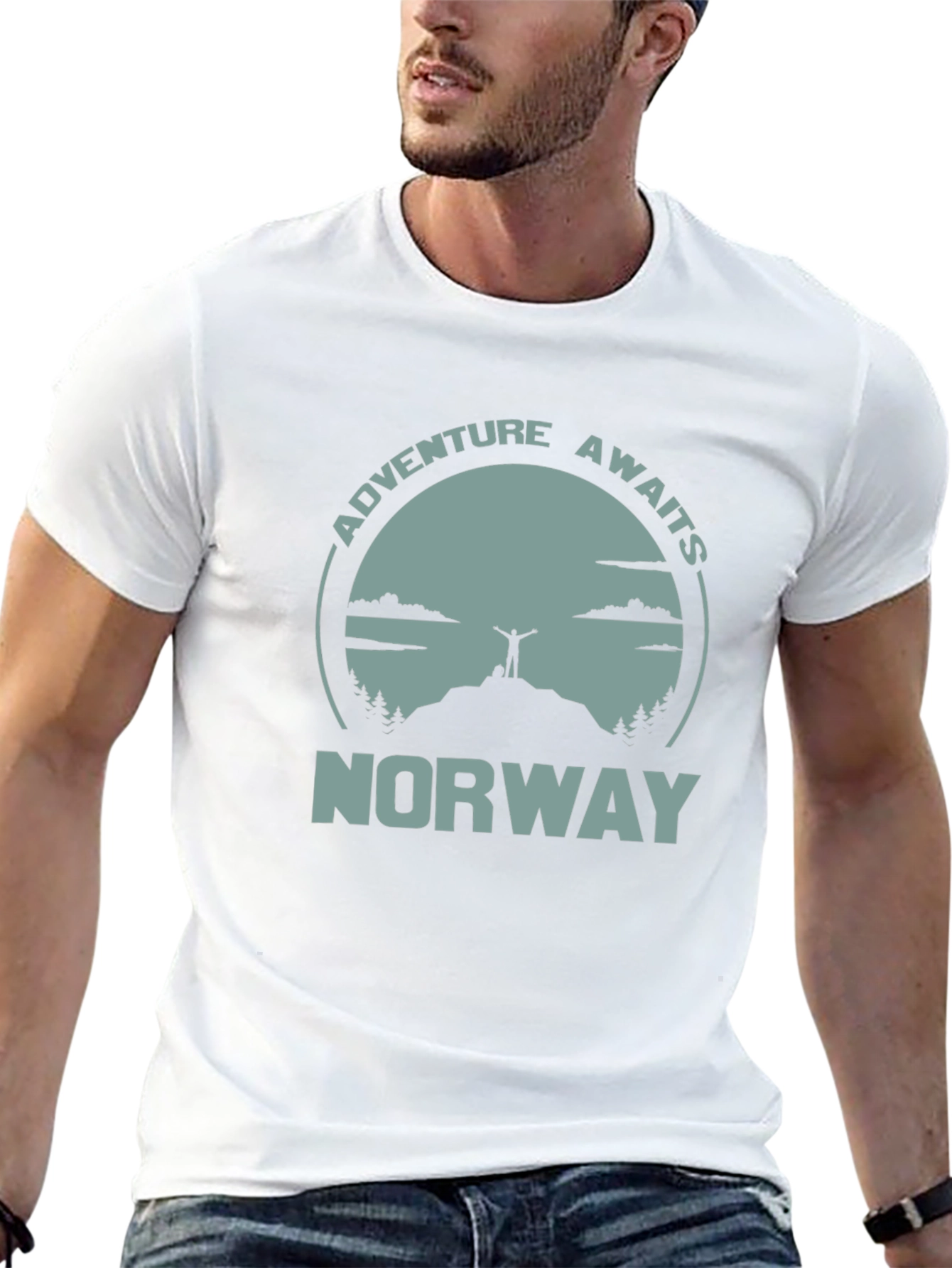 Norway Adventure Awaits Graphic T-Shirt