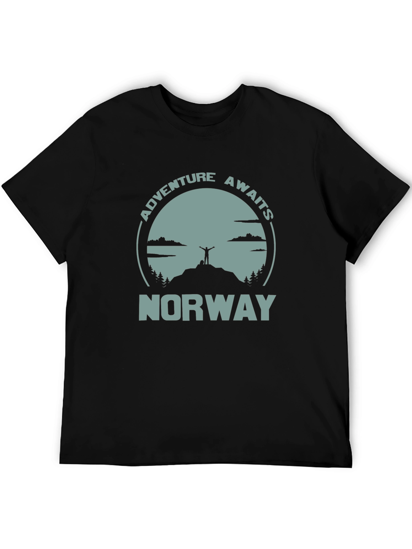 Norway Adventure Awaits Graphic T-Shirt