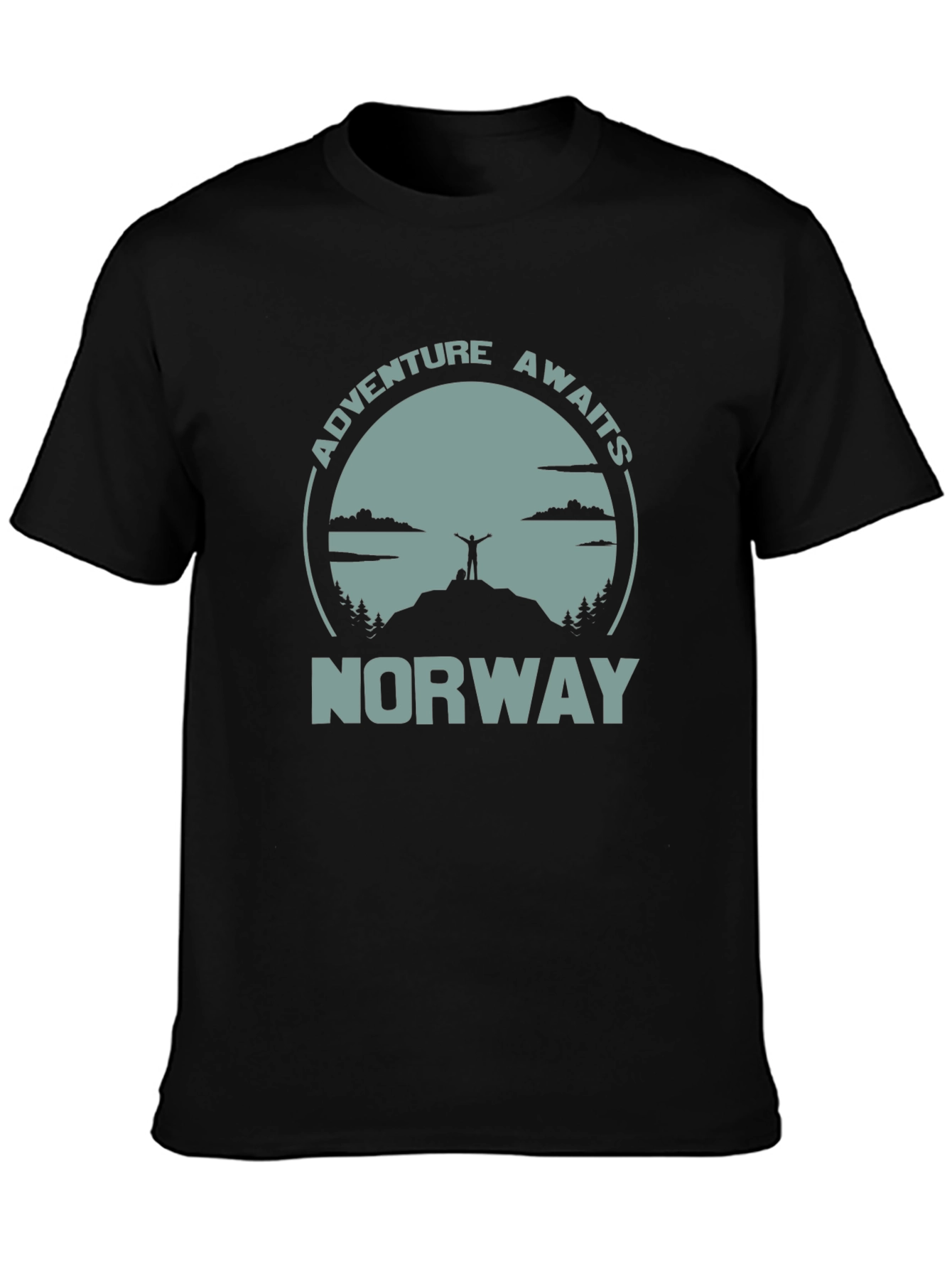 Norway Adventure Awaits Graphic T-Shirt