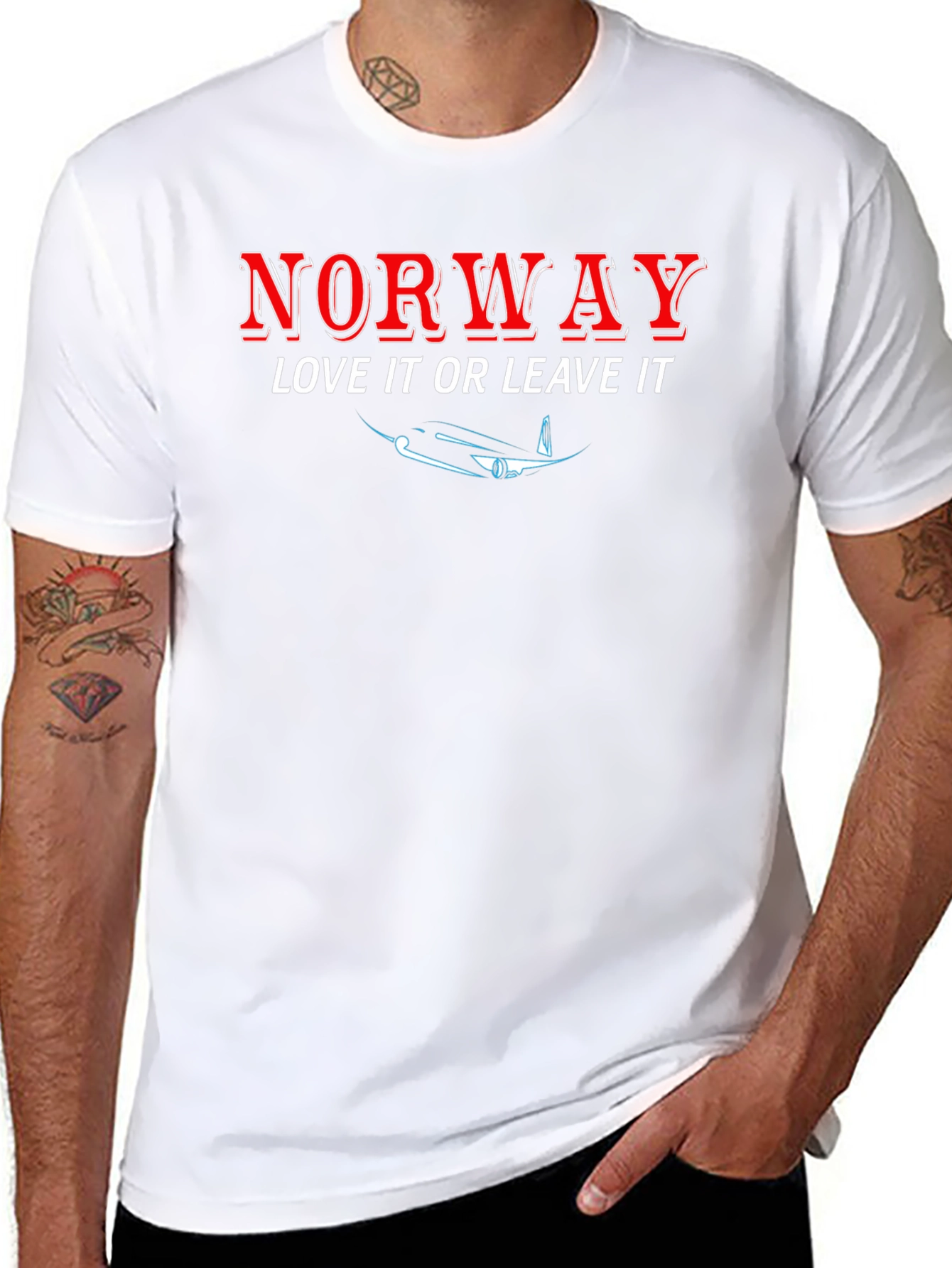 Norway T-Shirt Love It Or Leave It