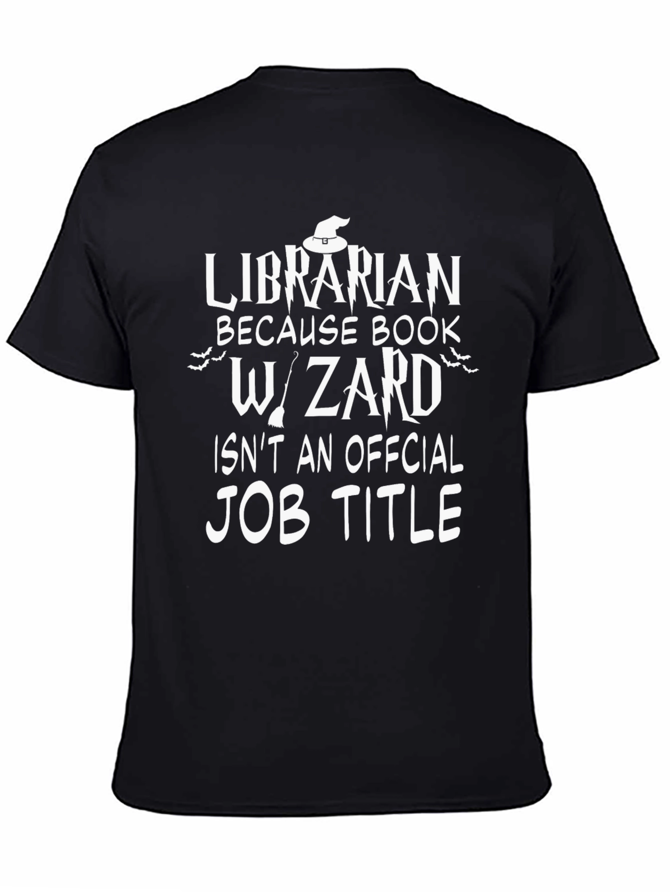 Librarian Wizard T-Shirt Funny Book Lover Tee