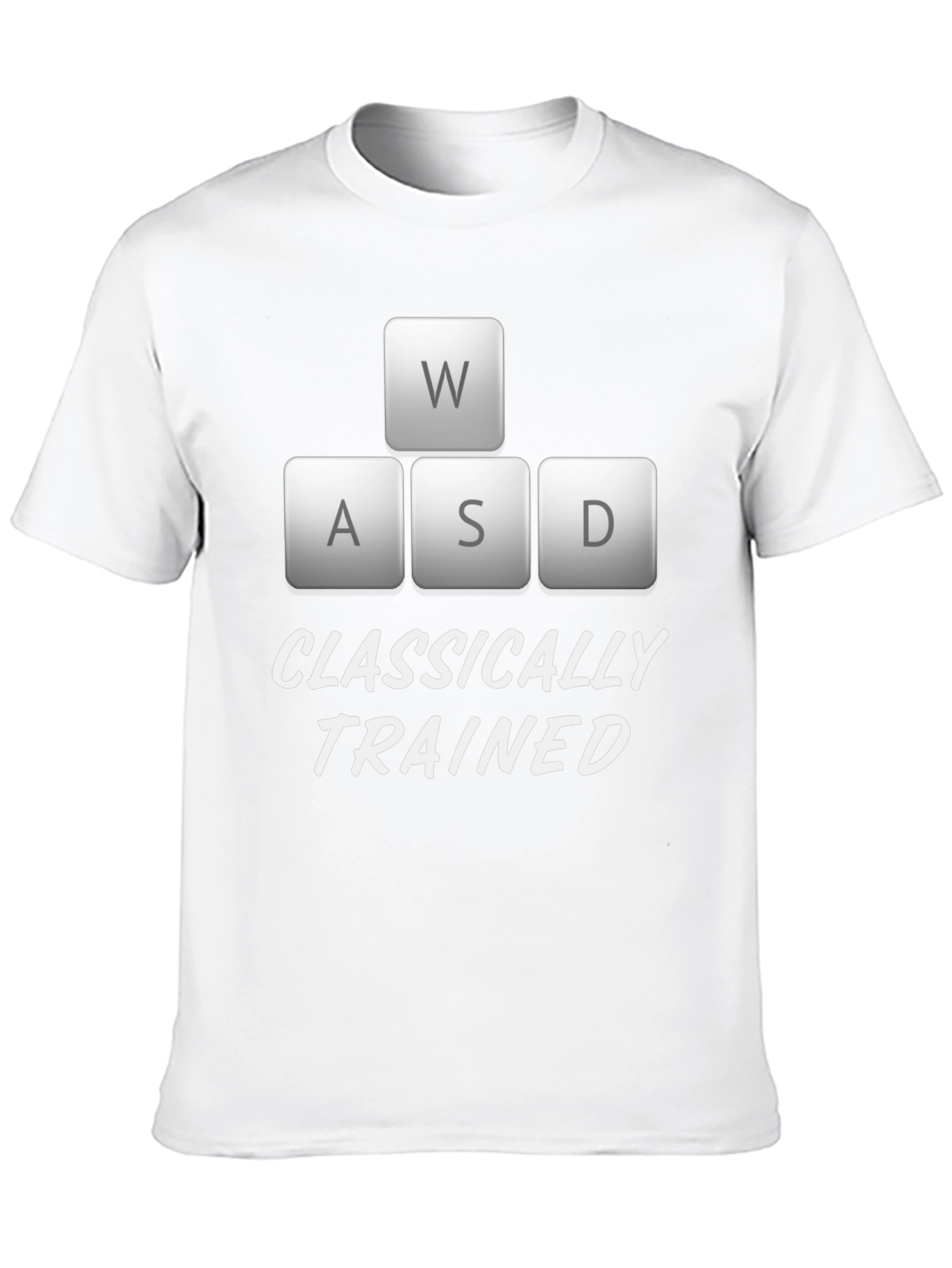 Classically Trained Gamer T-Shirt - WASD Design