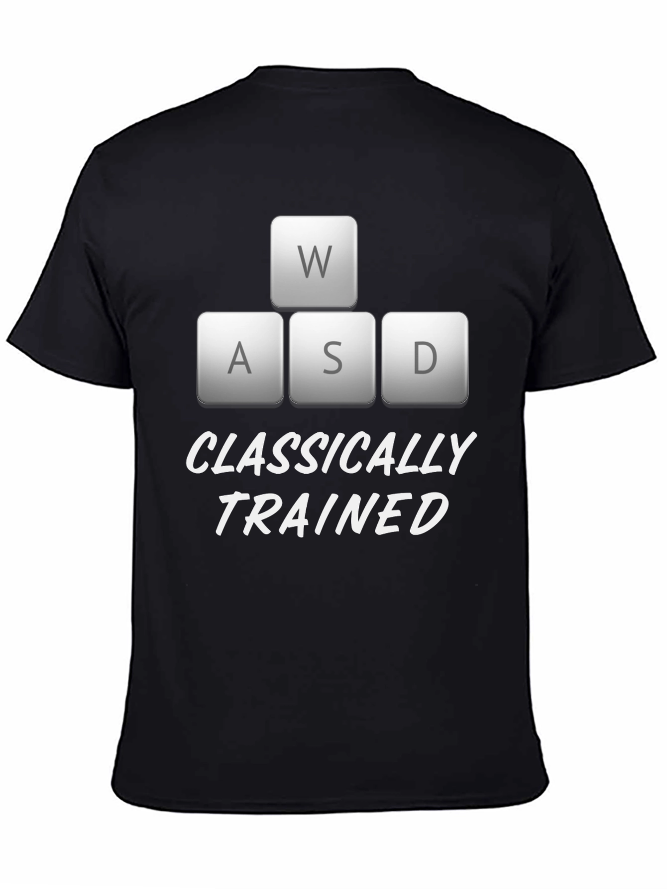 Classically Trained Gamer T-Shirt - WASD Design