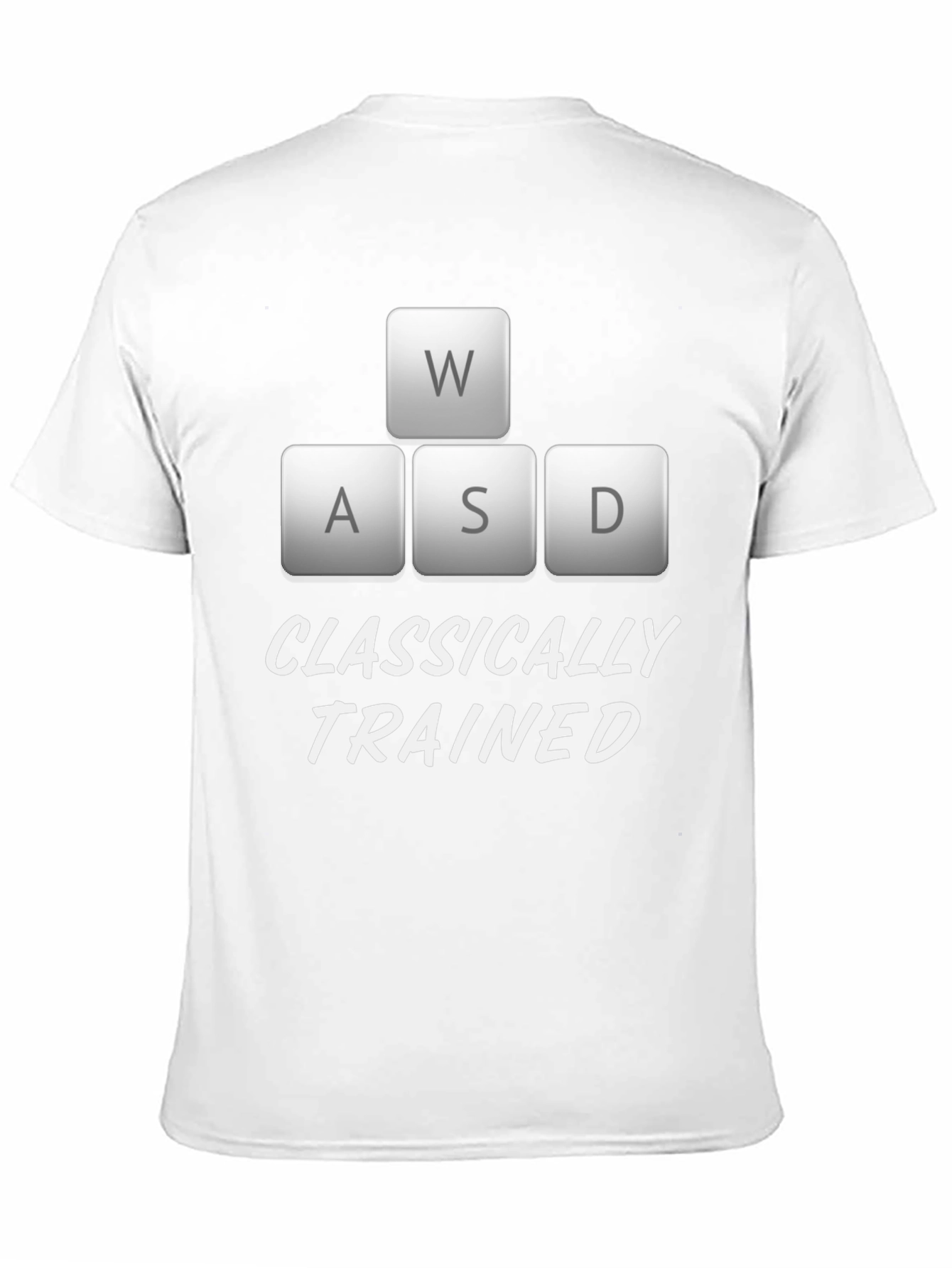 Classically Trained Gamer T-Shirt - WASD Design