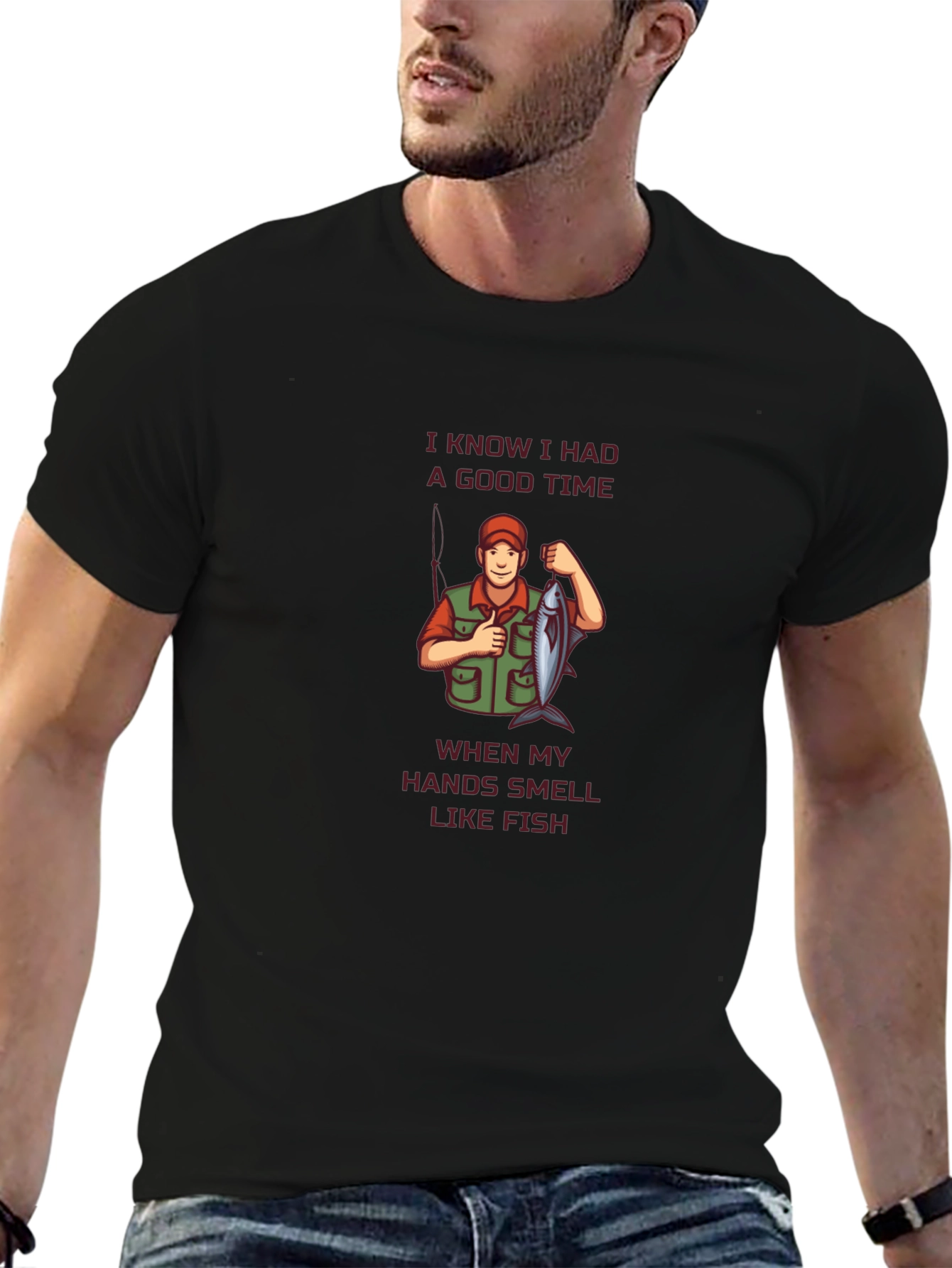 Fishing Humor Graphic T-Shirt
