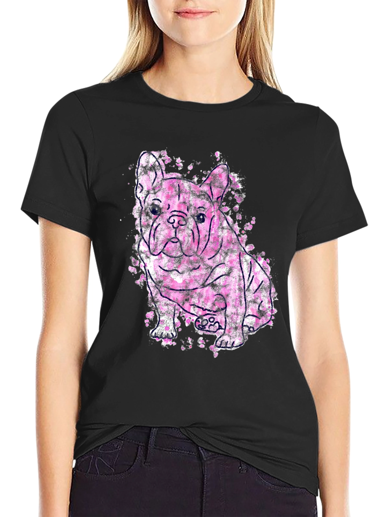 Dog Graphic Mens T-Shirt - Trendy Casual Tee