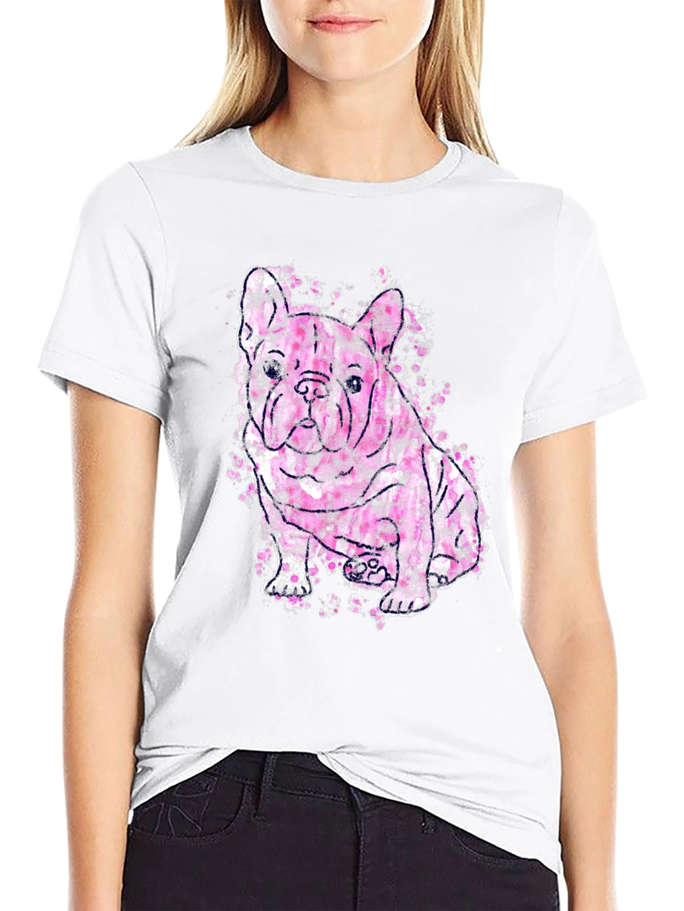 Dog Graphic Mens T-Shirt - Trendy Casual Tee