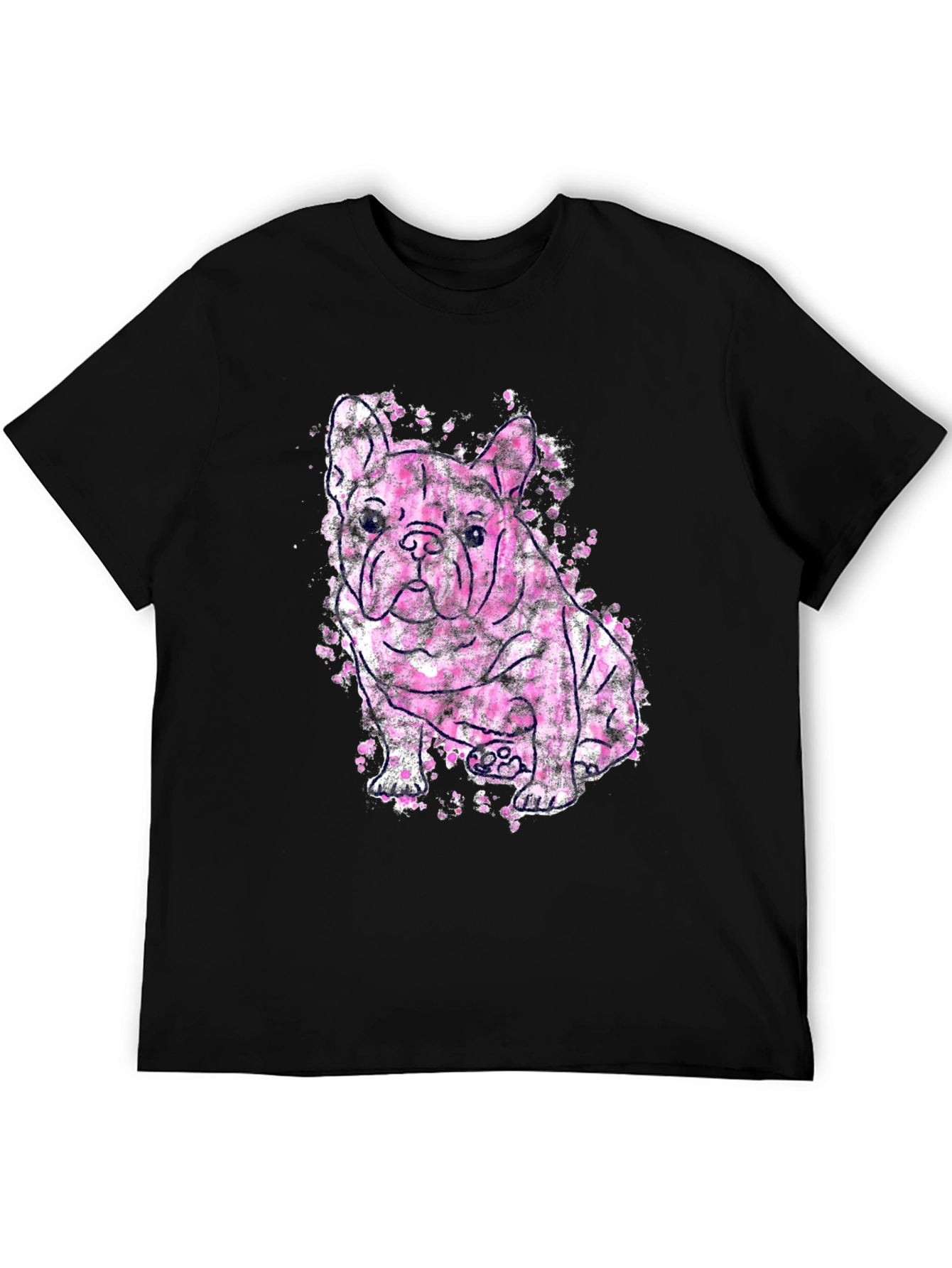 Dog Graphic Mens T-Shirt - Trendy Casual Tee