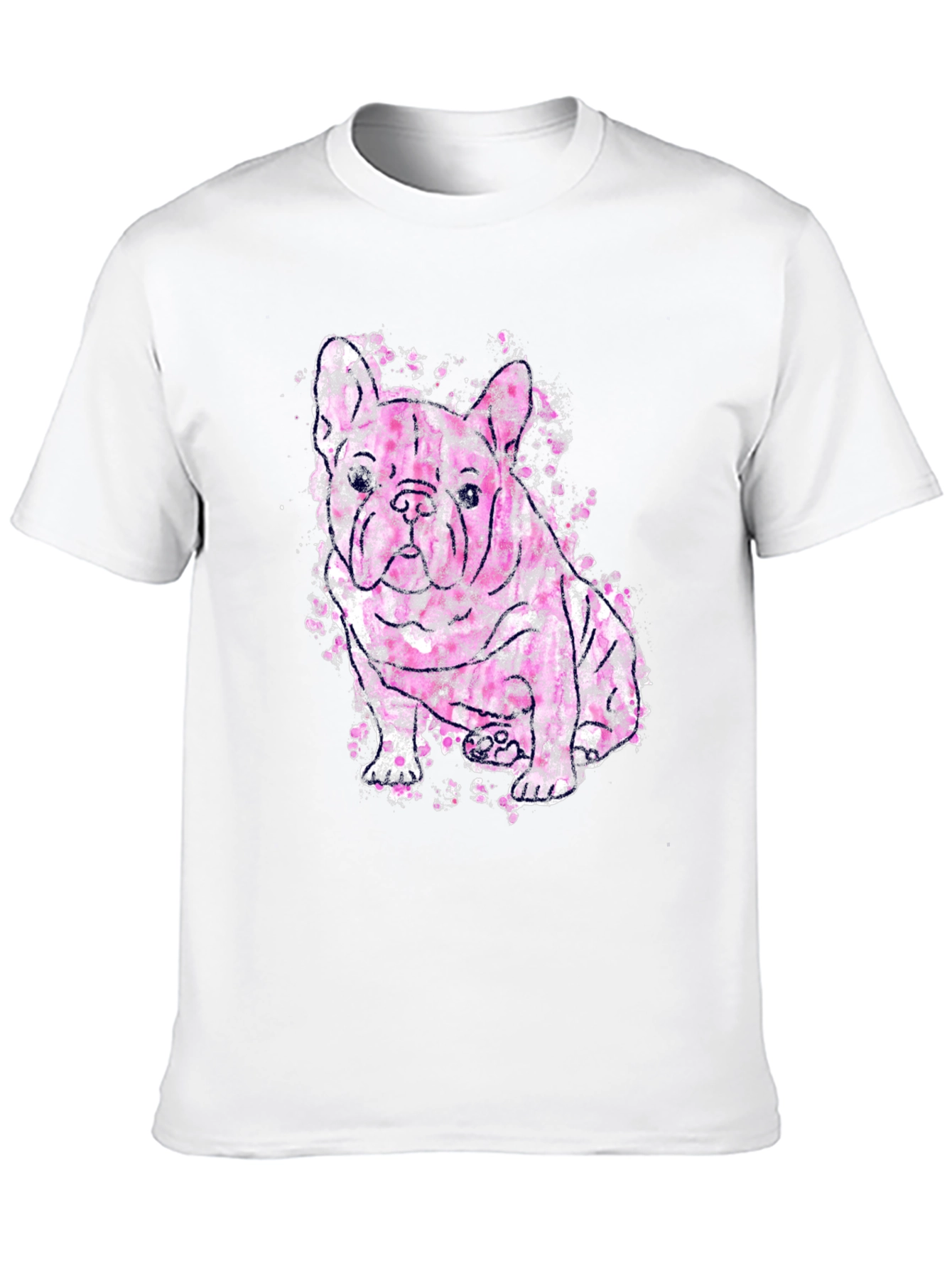 Dog Graphic Mens T-Shirt - Trendy Casual Tee