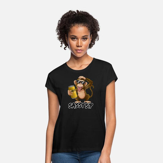 "Sassy Sip: Monkeying Around with Style"