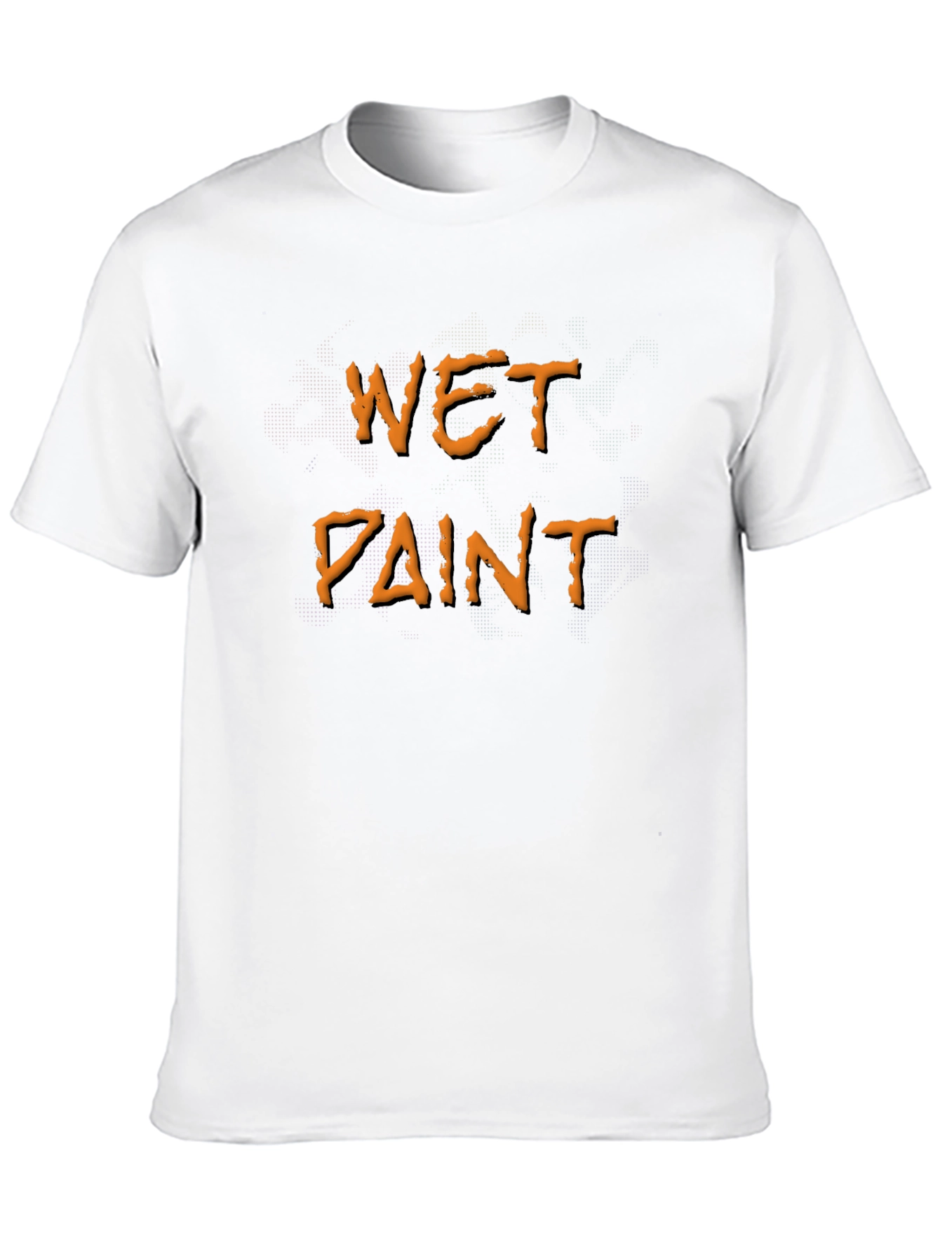 Wet Paint Novelty Graphic T-Shirt