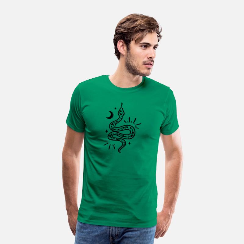 "Serpent Moonlight" T-Shirt - Embrace the Mystical