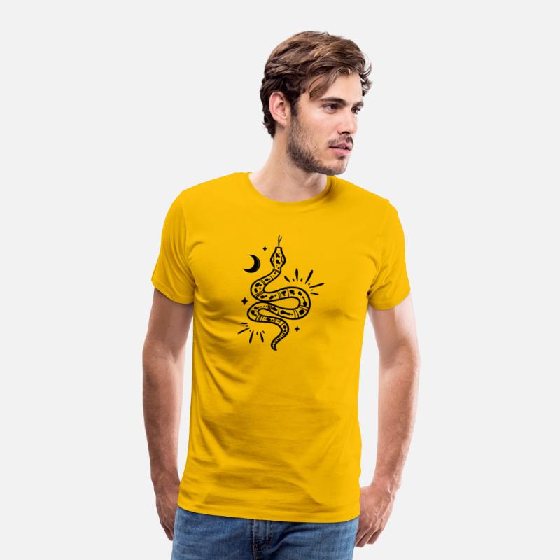 "Serpent Moonlight" T-Shirt - Embrace the Mystical