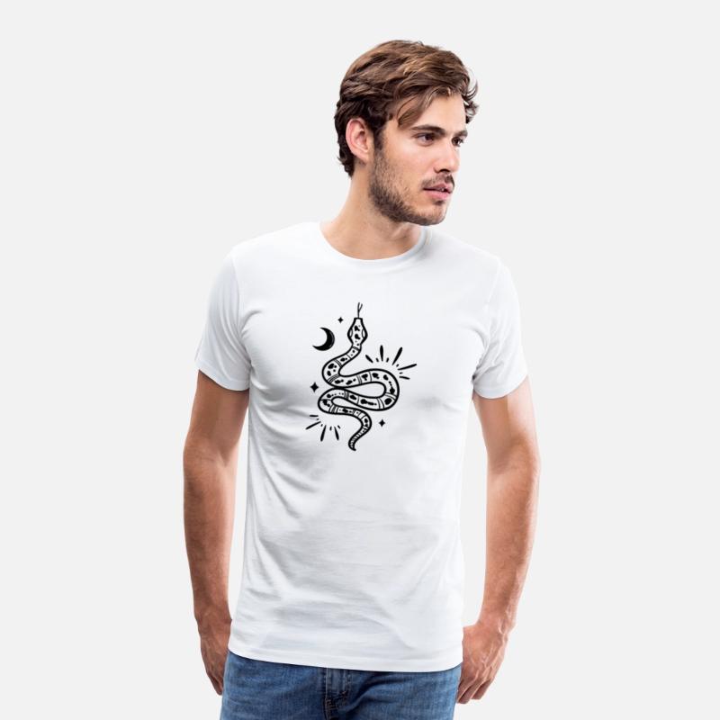 "Serpent Moonlight" T-Shirt - Embrace the Mystical