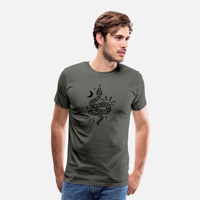 "Serpent Moonlight" T-Shirt - Embrace the Mystical
