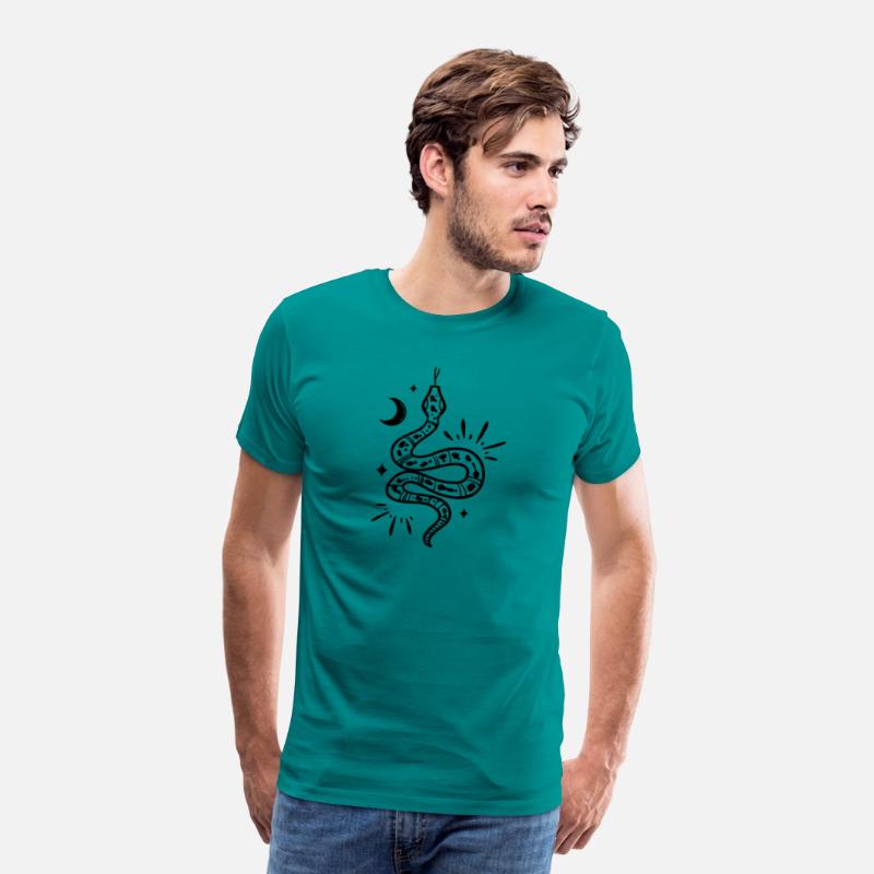 "Serpent Moonlight" T-Shirt - Embrace the Mystical