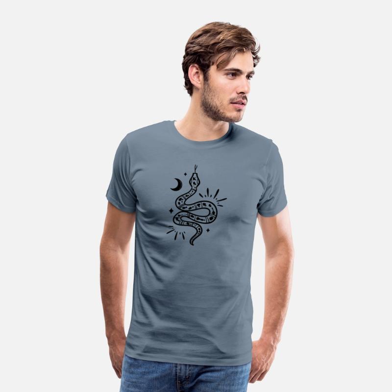 "Serpent Moonlight" T-Shirt - Embrace the Mystical
