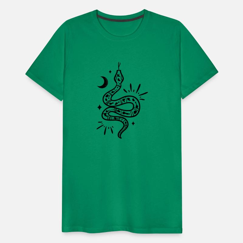 "Serpent Moonlight" T-Shirt - Embrace the Mystical