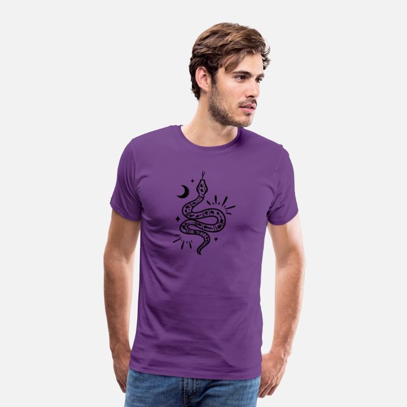 "Serpent Moonlight" T-Shirt - Embrace the Mystical