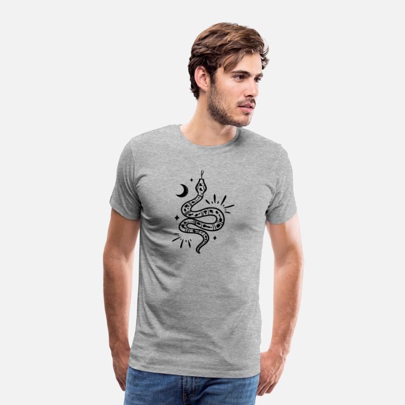 "Serpent Moonlight" T-Shirt - Embrace the Mystical