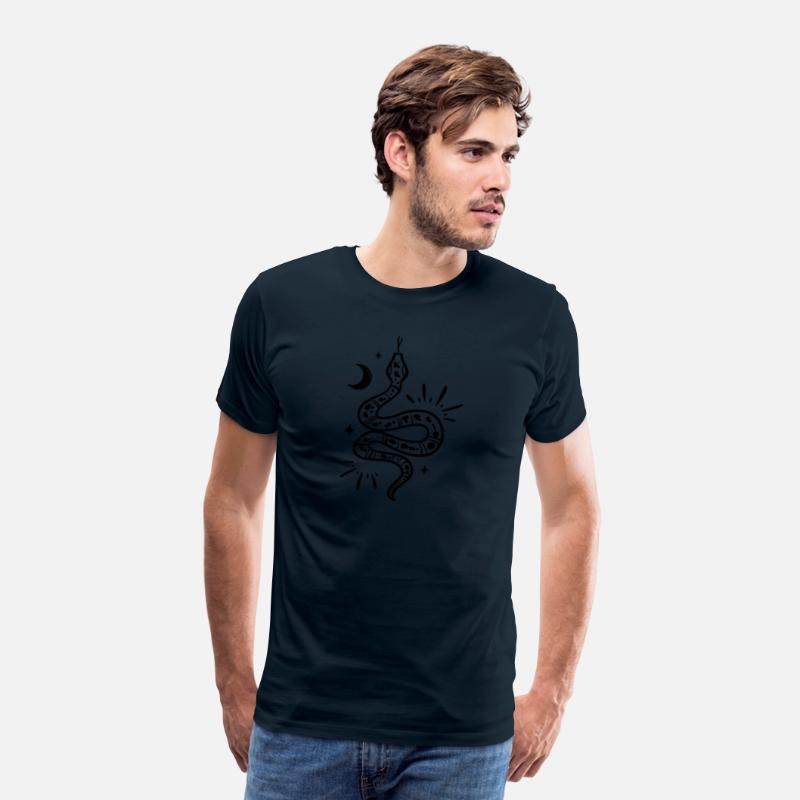 "Serpent Moonlight" T-Shirt - Embrace the Mystical