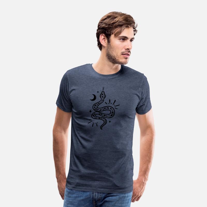 "Serpent Moonlight" T-Shirt - Embrace the Mystical