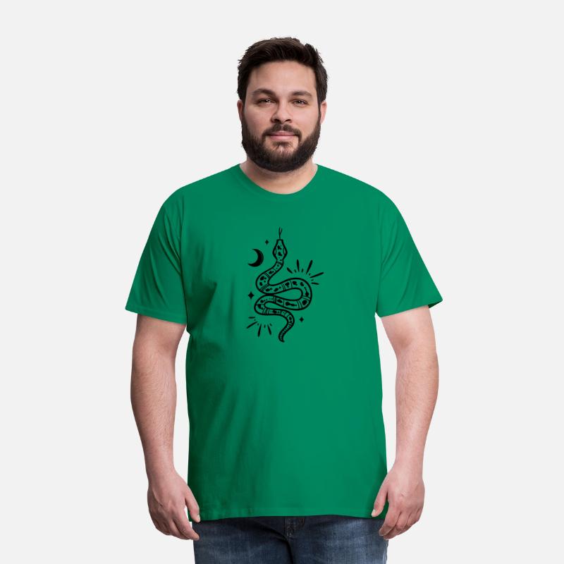 "Serpent Moonlight" T-Shirt - Embrace the Mystical