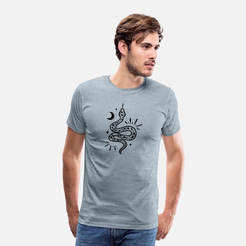 "Serpent Moonlight" T-Shirt - Embrace the Mystical