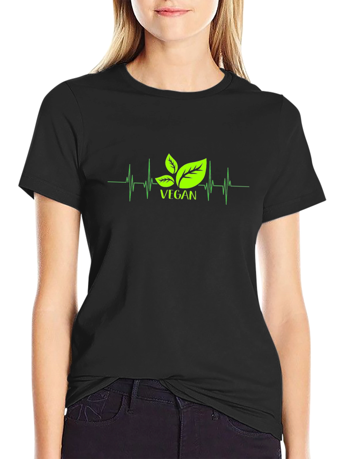 Vegan Heartbeat T-Shirt - Plant-Based Lifestyle