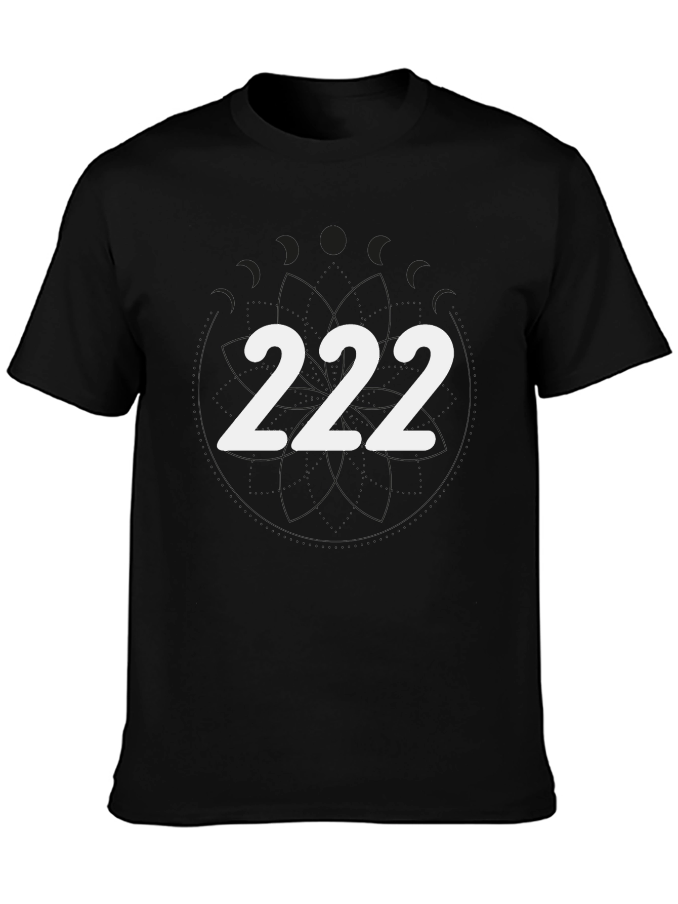 222 Graphic Tee - Soft Cotton Crew Neck T-Shirt