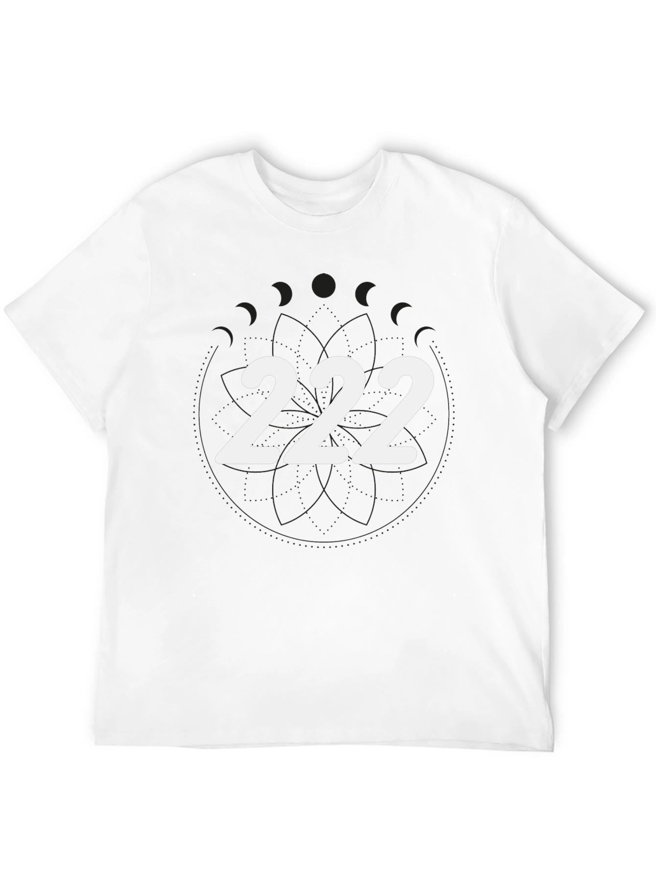 222 Graphic Tee - Soft Cotton Crew Neck T-Shirt