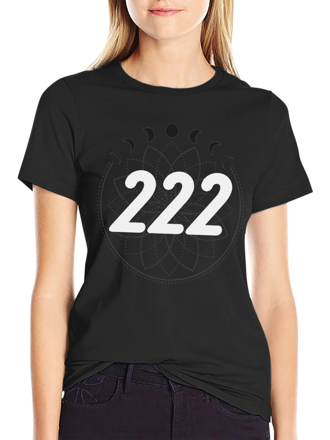 222 Graphic Tee - Soft Cotton Crew Neck T-Shirt