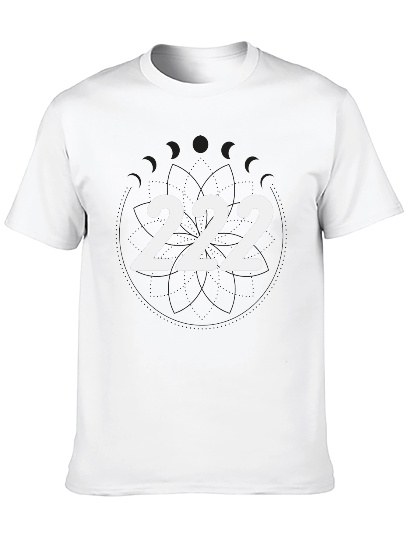 222 Graphic Tee - Soft Cotton Crew Neck T-Shirt