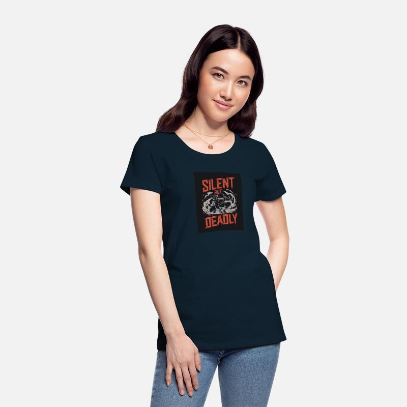 "Silent But Deadly – Ninja Minimalist T-Shirt